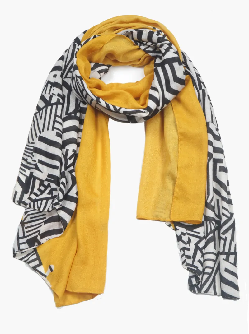 Leopard Animal Pattern Polyester Oblong Scarf