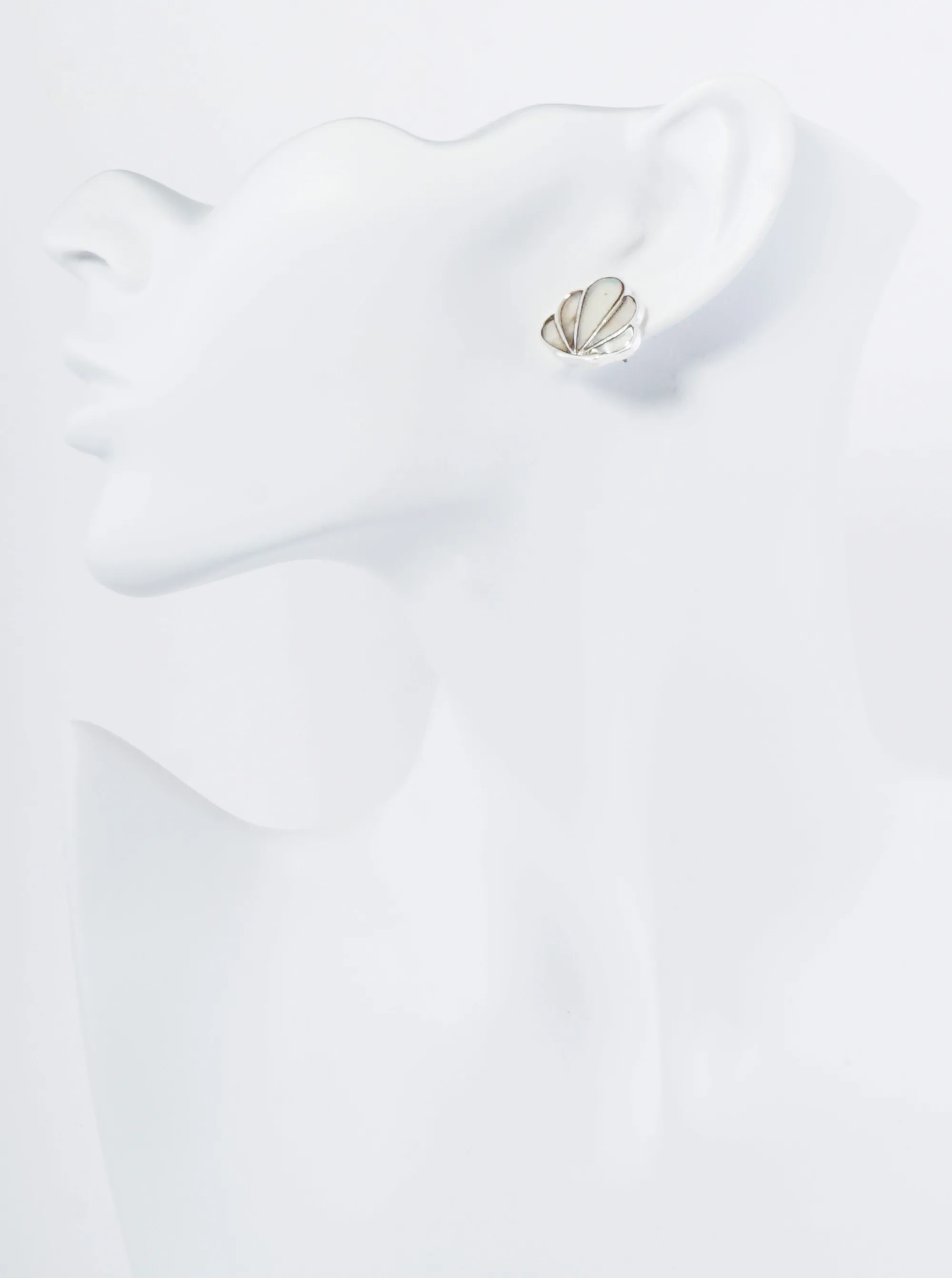 Abalone Mother of Pearl Sea Shell Stud Earrings
