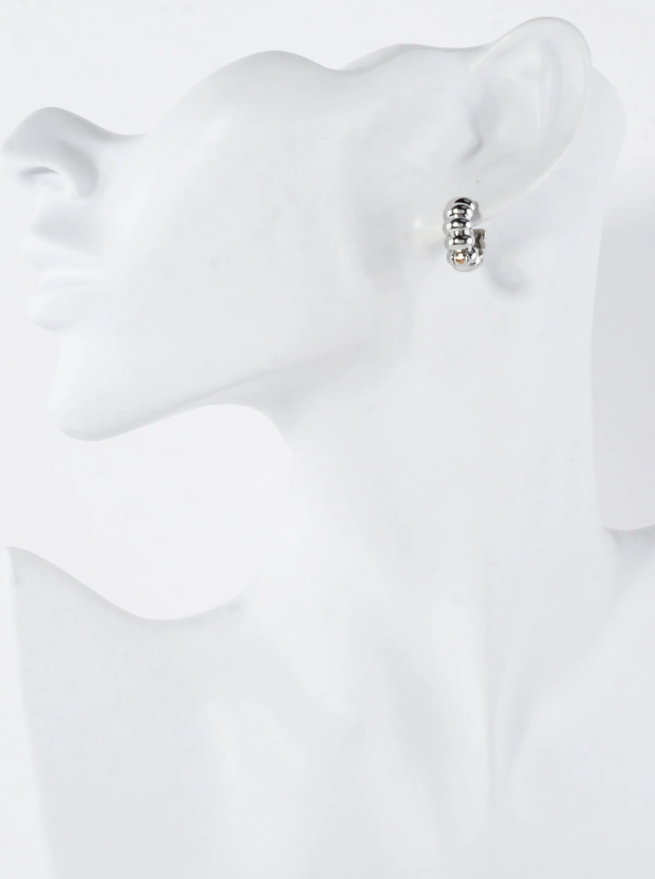 14K Gold Dipped Ribbed Hoop Earrings