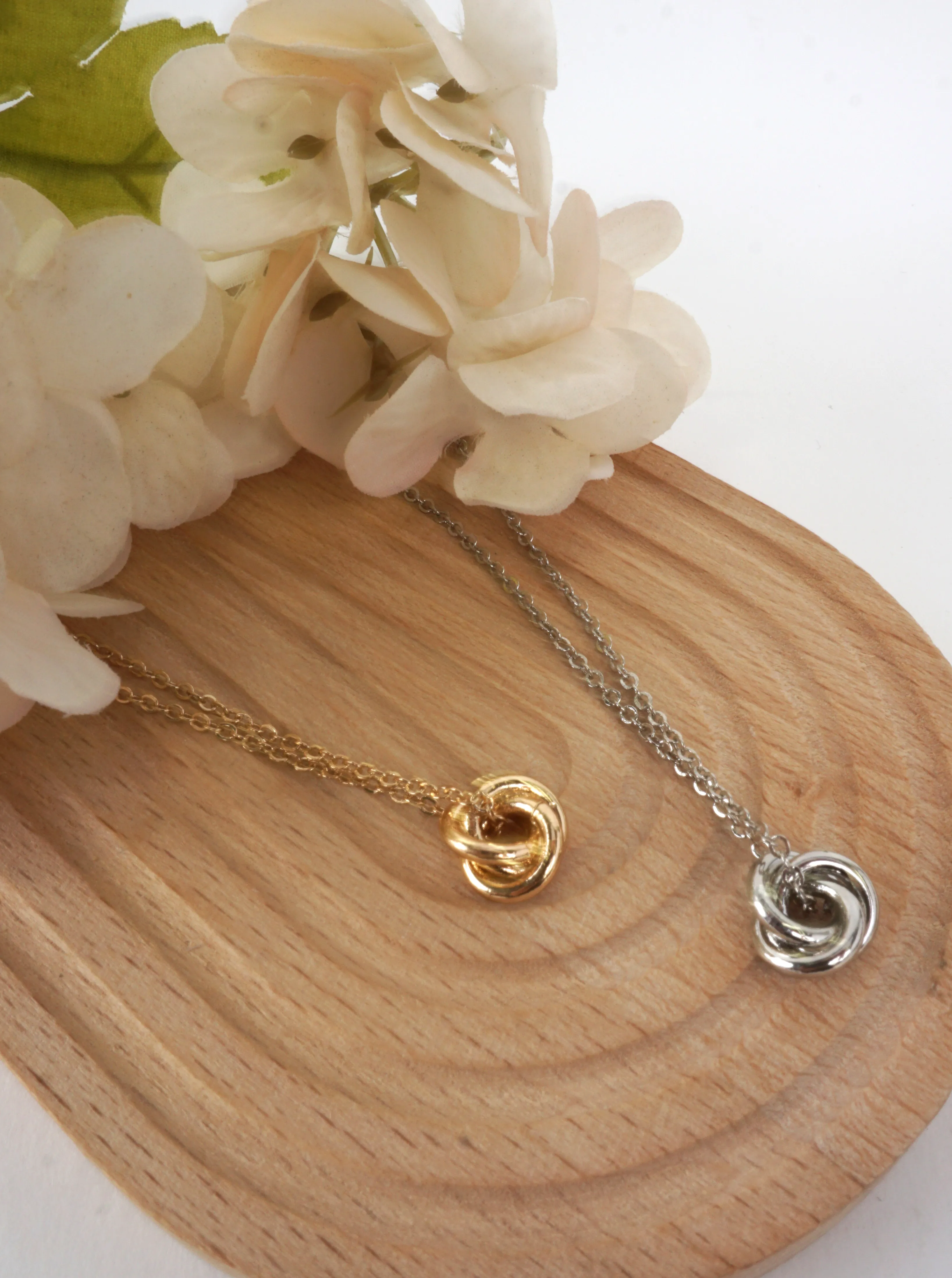 Infinity Knot Pendant Necklace