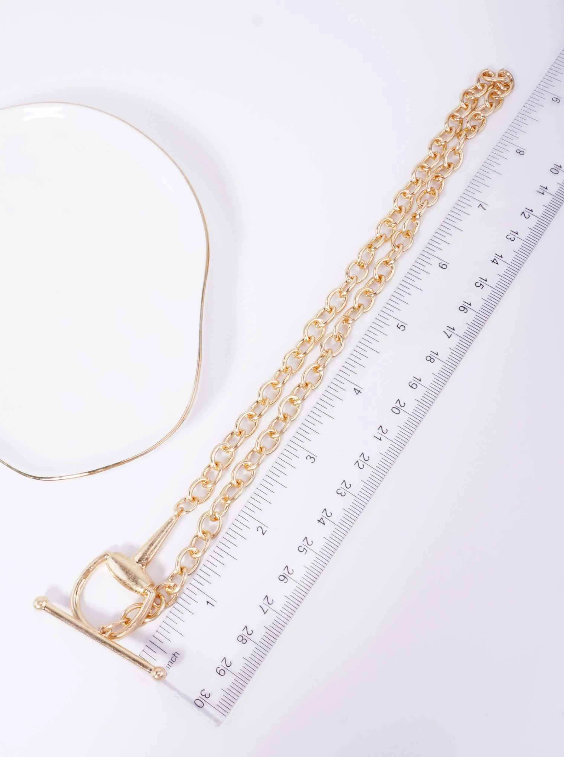 Chunky Equestrian Style Choker Necklace
